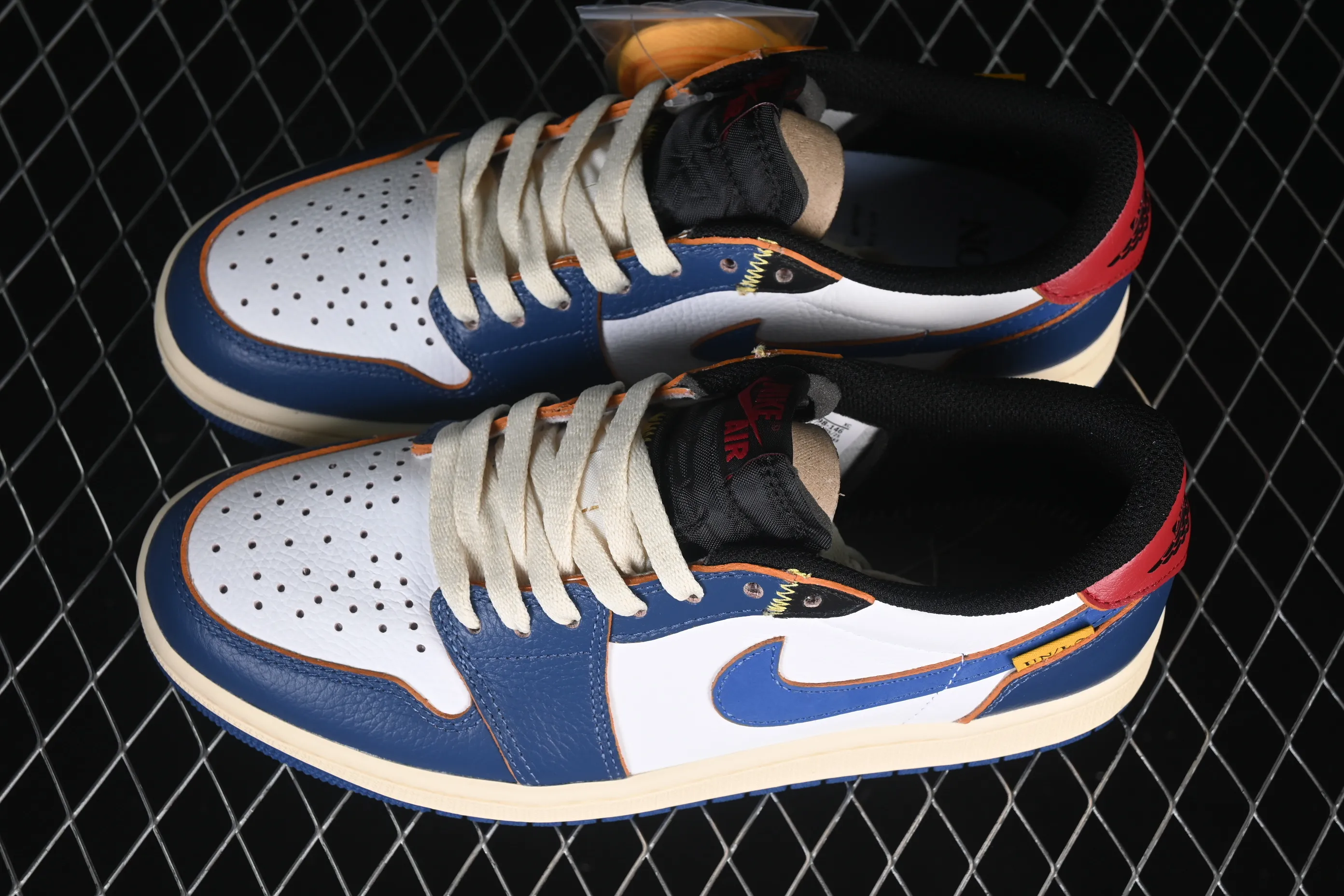 All categories Air Jordan Jordan series basketball shoes Air Jordan 1 Low Fragment Design x Union x Air Jordan 1 Hi Joe 1 Fujiwara Hirota Lightning low-top cultural casual sneakers HQ6998-146
